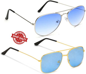 Buy Lopo Aviator Sunglasses Blue For Boys Girls Online Best