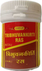 Vyas Tibhuvankirti Ras 40tab Jar of 80 QTY