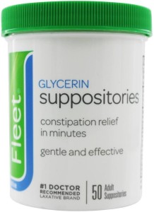 Fleet Adult Laxative Glycerin Suppositories - 50 count