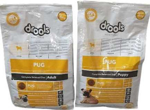 Drools pug top food