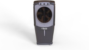 BURLY 90 L Desert Air Cooler(Grey & Black, Duro Manual Plastic Desert Air Cooler with 3 Flow Blade For Home)