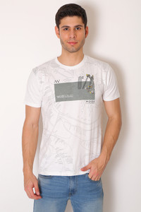 Mode Vetements Printed Men Round Neck White T Shirt Buy Mode