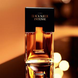 Perfume black suede hombre clearance