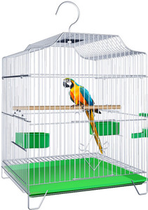 Buraq 19 Inch Hanging Bird cages for Parakeets Parrot with Stackable Hook Bird Cage Price in India Buy Buraq 19 Inch Hanging Bird cages for Parakeets Parrot with Stackable Hook Bird