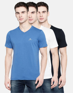MONTE CARLO Solid Men V Neck Multicolor T Shirt Buy MONTE CARLO Solid Men V Neck Multicolor T Shirt Online at Best Prices in India Flipkart