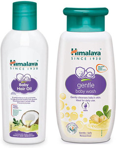 HIMALAYA Baby Hair Oil Gentle Baby Wash 2X200ml Buy Baby