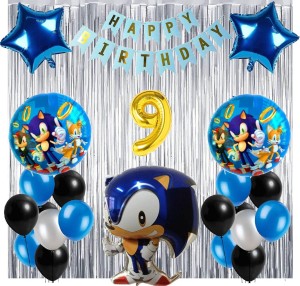 Sonic Birthday Party Supplies for Kids, Sonic Party Decorations