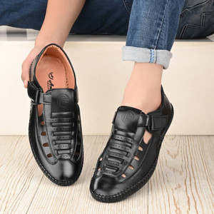Men s Avenue Men s Black Half Back open Casual Shoes For Men Black Casual Sandals For Men Casuals For Men Buy Men s Avenue Men s Black Half Back