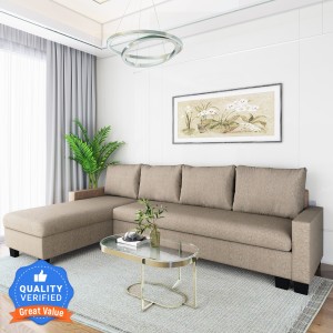 Flipkart Perfect Homes Porto L Shape Fabric 6 Seater  Sofa