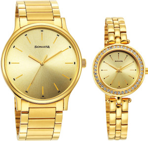 Sonata couple clearance watches flipkart