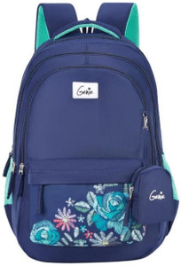 Genie Edge Navy Blue 19 Inch School Bag or Backpack 36 L Backpack