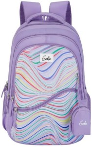 Genie Lush 36 litres Black School Backpack for Girls (19 inch, 3  Compartments, Water Resistant) | Dealsmagnet.com