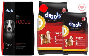 Drools CHICKEN PUPPY AND EGG 3 KG 1.2KG PLUS DROOLS FOCUS PUPPY