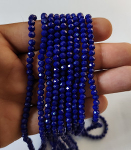Haryali Royal Blue Colour Crystal Beads 4mm for Jewellery Making Approx 120 Beads Crystal Crystal Necklace Price in India Buy Haryali Royal Blue Colour Crystal Beads 4mm for Jewellery Making Approx