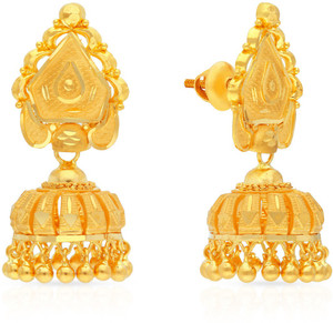 Gold jhumka designs sales from malabar
