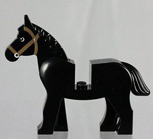 Lego black horse deals