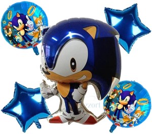 Sonic Balloon Garland, Sonic Party Decorations, Sonic Balloons, Boys Party  Balloon Garland