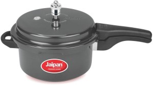 Jaipan Black Pearl Hard Anoised Black Pressure Cooker outer lid 5