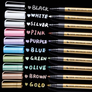 Shuang You Paint Marker Pens Acrylic Paint Pens Set 10 Colours