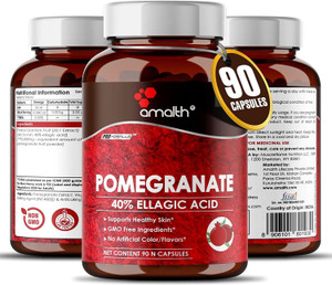 AMALTH Extra Strength Pomegranate 40 Ellagic Acid 90 Veg Capsules Price in India Buy AMALTH Extra Strength Pomegranate 40 Ellagic Acid 90 Veg Capsules online at Flipkart