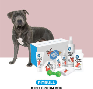 Captain Zack The Pitbull Groom Box Ultimate 8 in 1 Head to Paw