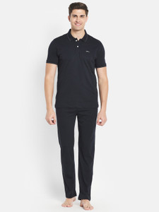 Octave Men Solid Blue Night Suit Set Price in India Buy Octave Men Solid Blue Night Suit Set at Flipkart Night Suit Set