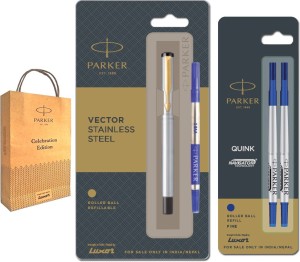 Buy Parker Vector Stainless Steel GT Roller Ball Pen Online at Low Prices  in India 