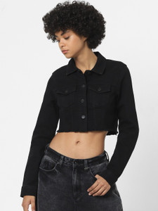 ONLY Full Sleeve Solid Women Jacket