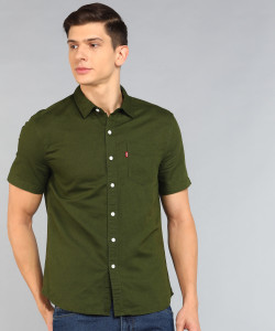 Dark Green Mens Shirts - Buy Dark Green 