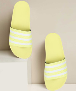 Yellow slides 2025 adidas