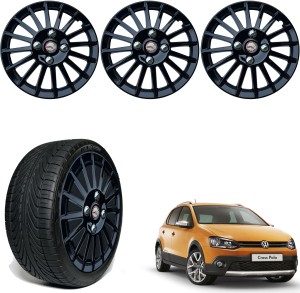 WolkomHome Car Wheel cap, Hub Cap 15 Inch Wheel Cover Multi Spike Full Black  CS199 Wheel Cover For Volkswagen Polo Cross Price in India - Buy WolkomHome  Car Wheel cap, Hub Cap