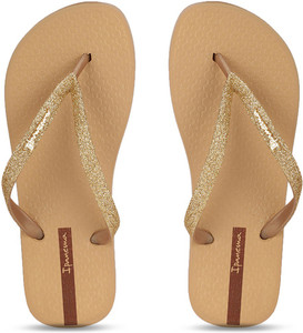 Ipanema metallic flip hot sale flops