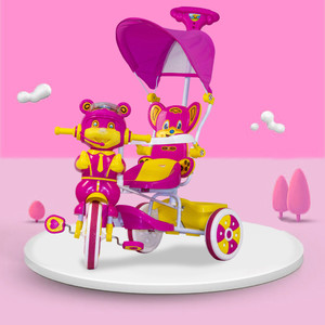 CITRODA Tricycle for Kids Musical Tricycle for Kids with Canopy