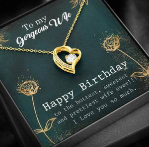 FABUNORA Best Birthday Gift For Wife Pure Silver Necklace Gift