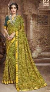 Chiffon Saree  Buy Chiffon Sarees Online - Vishal Prints