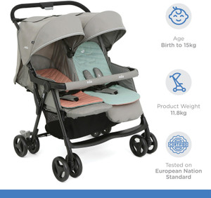 Joie aire twin grey deals