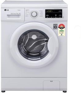 LG 7 kg Fully Automatic Front Load with In-built Heater White(FHM1207SDW)