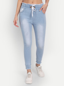 Joggers jeans for womens flipkart sales
