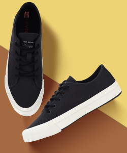 Mens black discount levi shoes