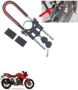 Qiisx Bike Front Shocker Lock Wheel Lock For Apache RTR 160 4V