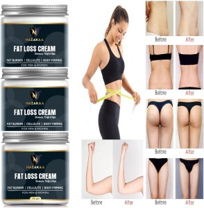 NAZAKAA Fat Loss Cream for Belly Anti Cellulite Whitening Cream-100gm-3-Jar-