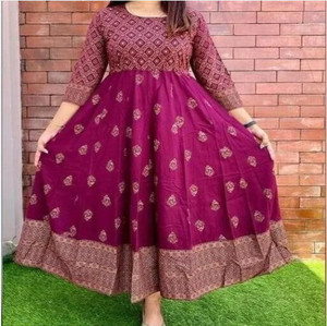 kasheeda Women A line Purple Dress Buy kasheeda Women A line