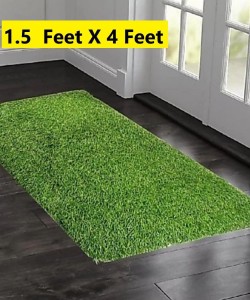 Worthful Creations Green Polypropylene Carpet