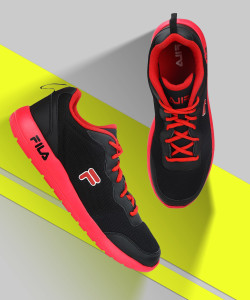 FILA REGENT Running Shoes For Men Buy BLK RD Color FILA REGENT Running Shoes For Men Online at Best Price Shop Online for Footwears in India