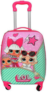 Swarn Lol 16 Inchinch Luggage Travel Suitcase for Kids Trolley Bag Expandable Cabin Suitcase 4 Wheels 16 Units Multicolor Price in India Flipkart