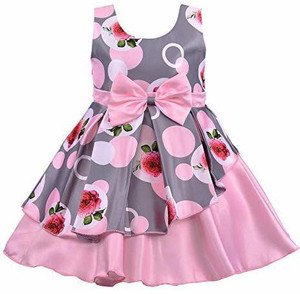 AYANSHI CREATION Girls Midi Knee Length Casual Dress Price in