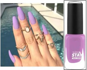 Matte lavender nail polish deals