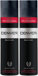 denver black code talc
