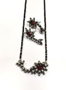 Nath mangalsutra with earrings online