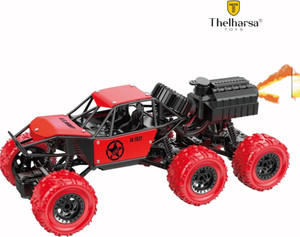 THELHARSATOYS R C 1 14 Scale 6 Wheel High Speed Monster Car with
